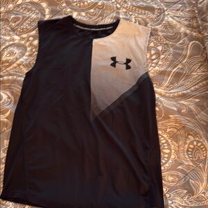 Under Armour Black and White Athletic Tank